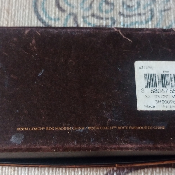 Coach Silver Metallic and Black Key Holder - Picture 4 of 5